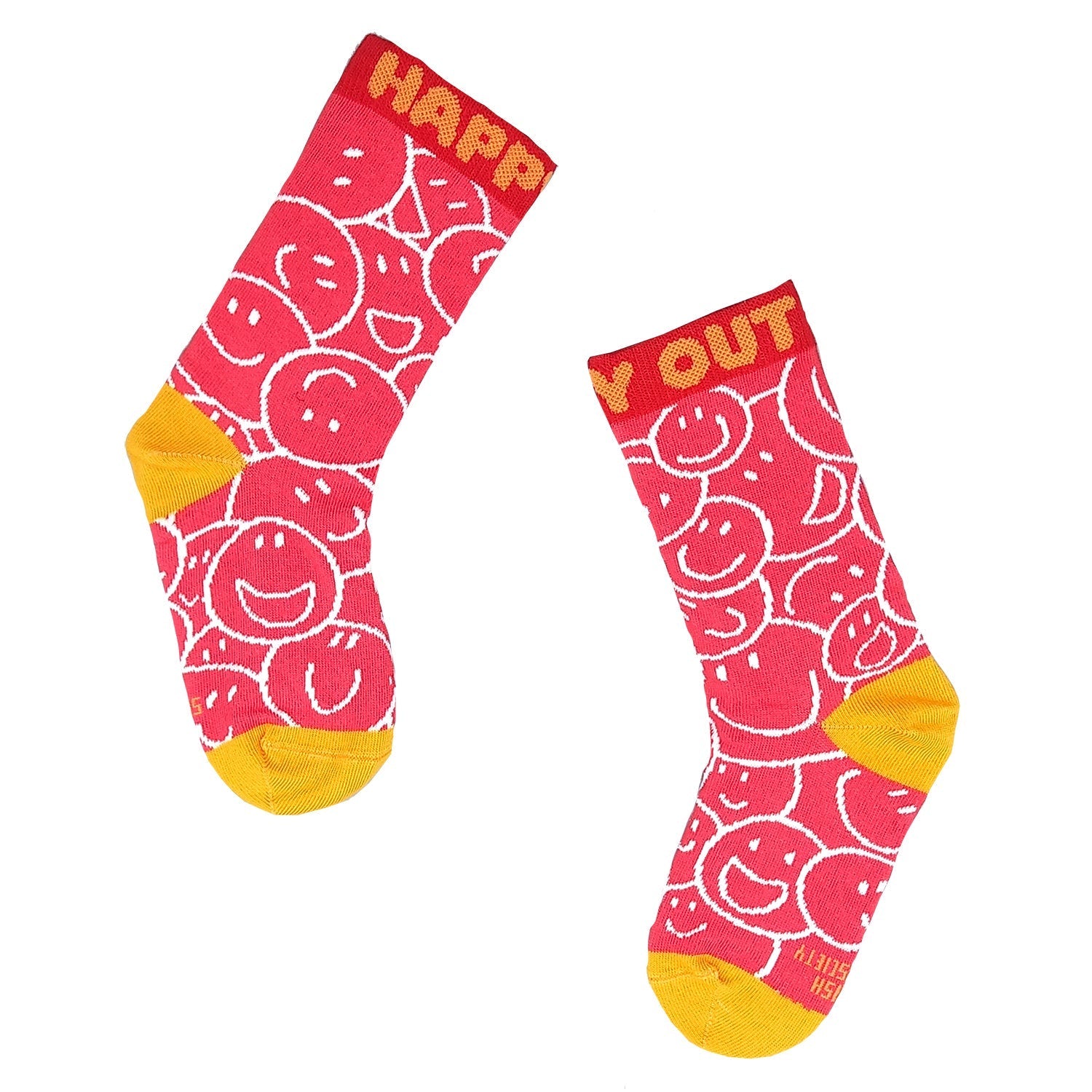 Irish Socksciety Kids, Happy Out Size (8.5-12) Irish Socksciety