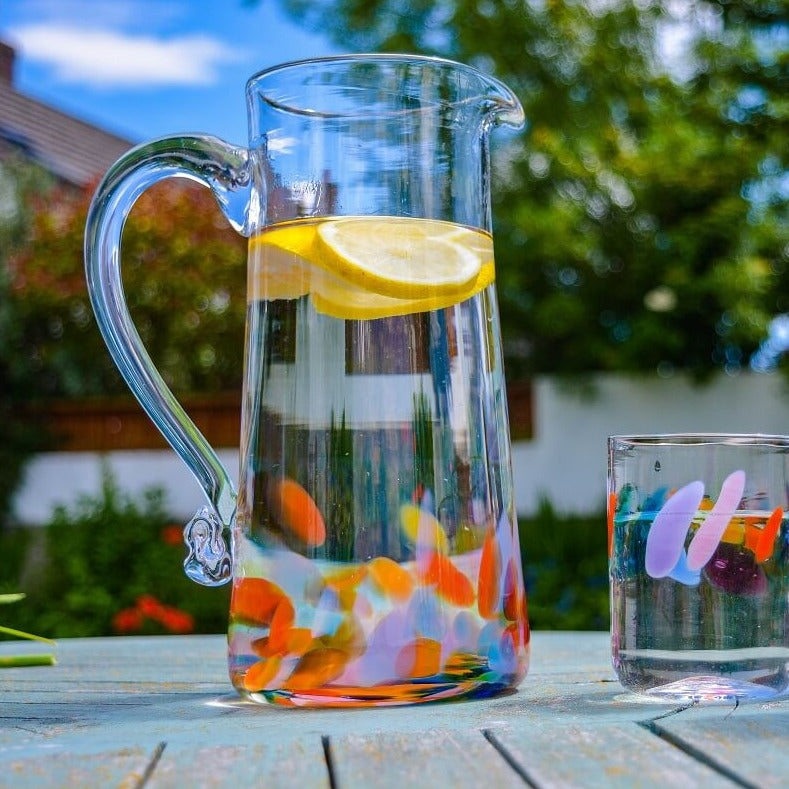 Jerpoint Glass, Large Tapered Jug Festival Jerpoint Glass