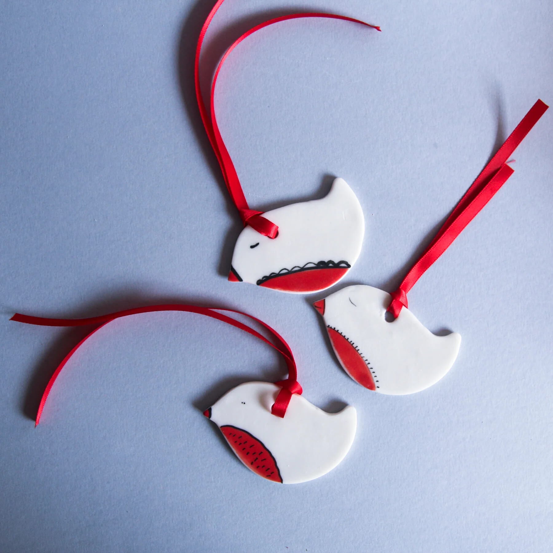 Karo Art, Hanging Ornament, Robin