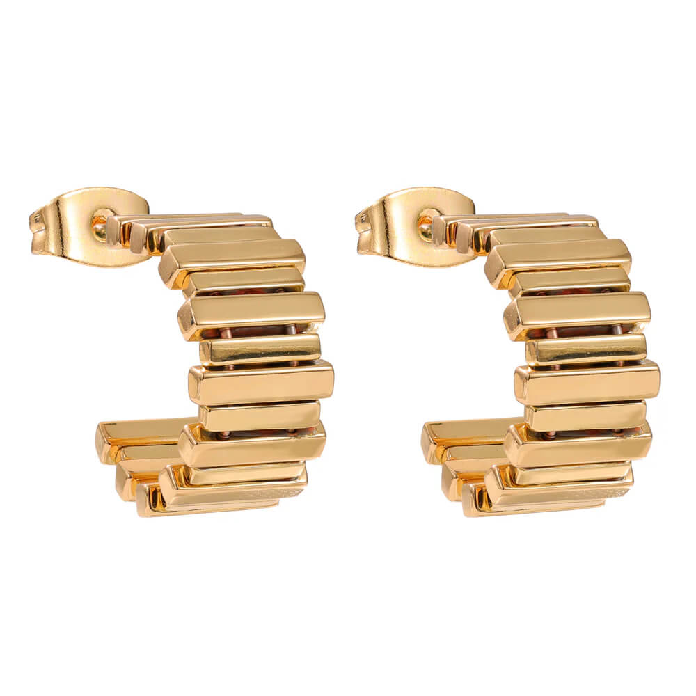 Knight & Day, Charlotte Gold Earrings