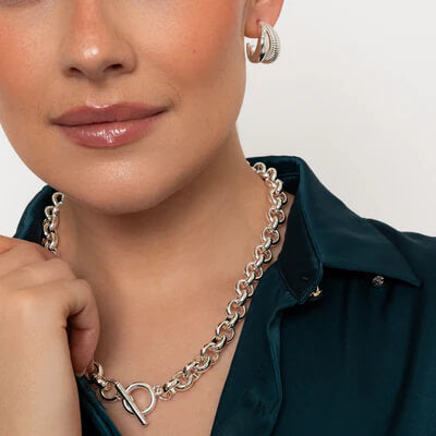 Knight & Day, Marianna Silver Earrings