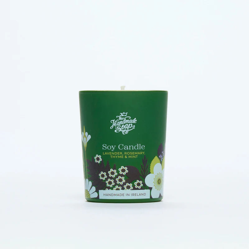 The Handmade Soap Company, Soy Mini Candle - Lavender, Rosemary, Thyme & Mint 70G The Handmade Soap