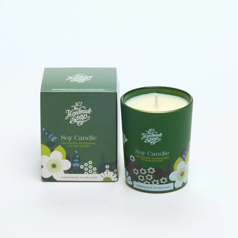 The Handmade Soap Company, Soy Mini Candle - Lavender, Rosemary, Thyme & Mint 70G The Handmade Soap