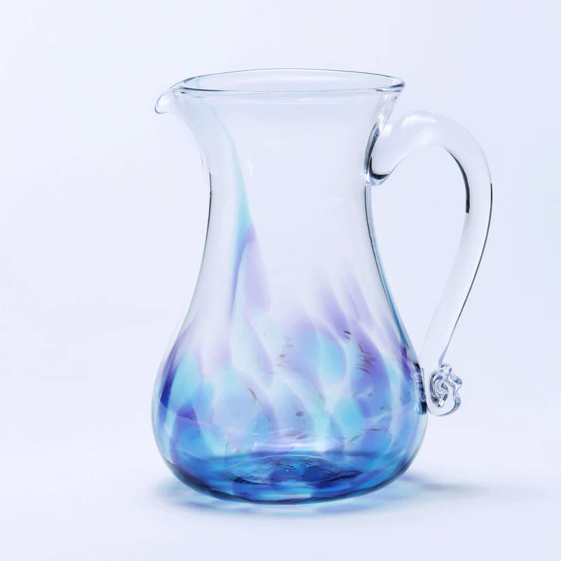 Jerpoint, Large Round Jug - Heather Jerpoint Glass