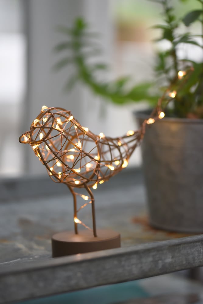 Light Style London, Copper Table Robin