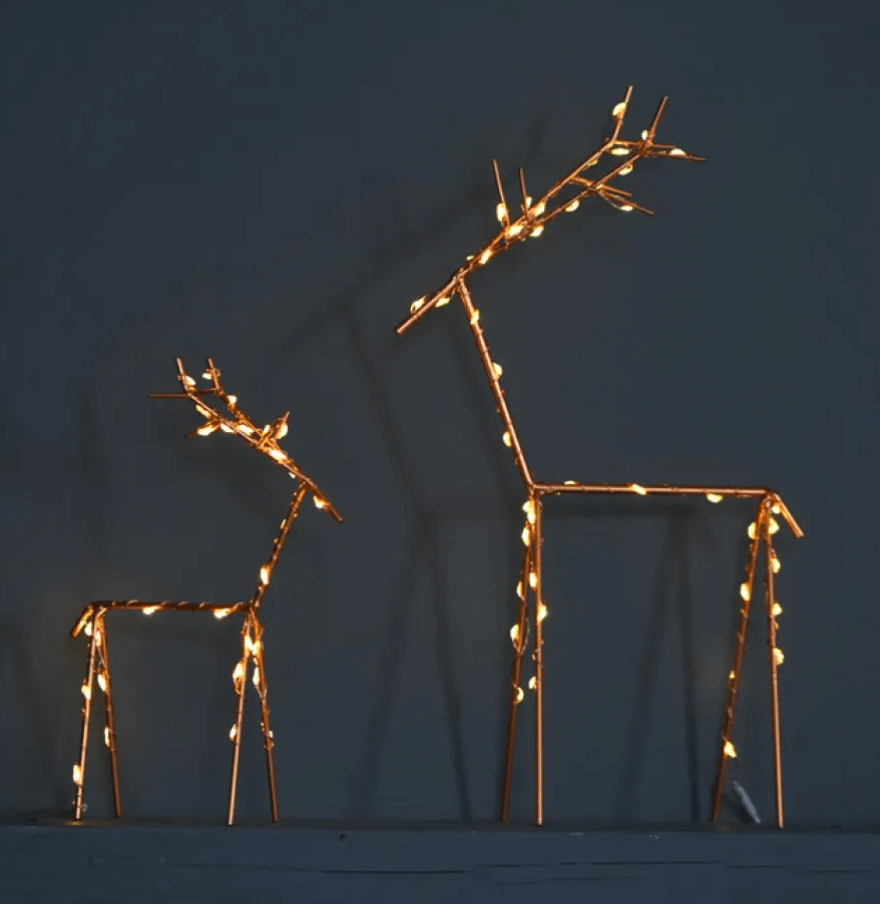 Light Style London, Large Copper Deer
