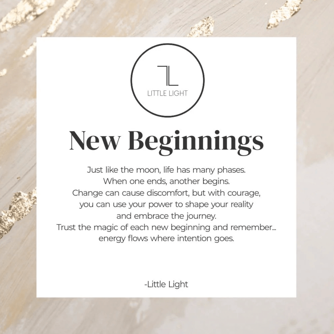 Little Light, New Beginnings Necklace