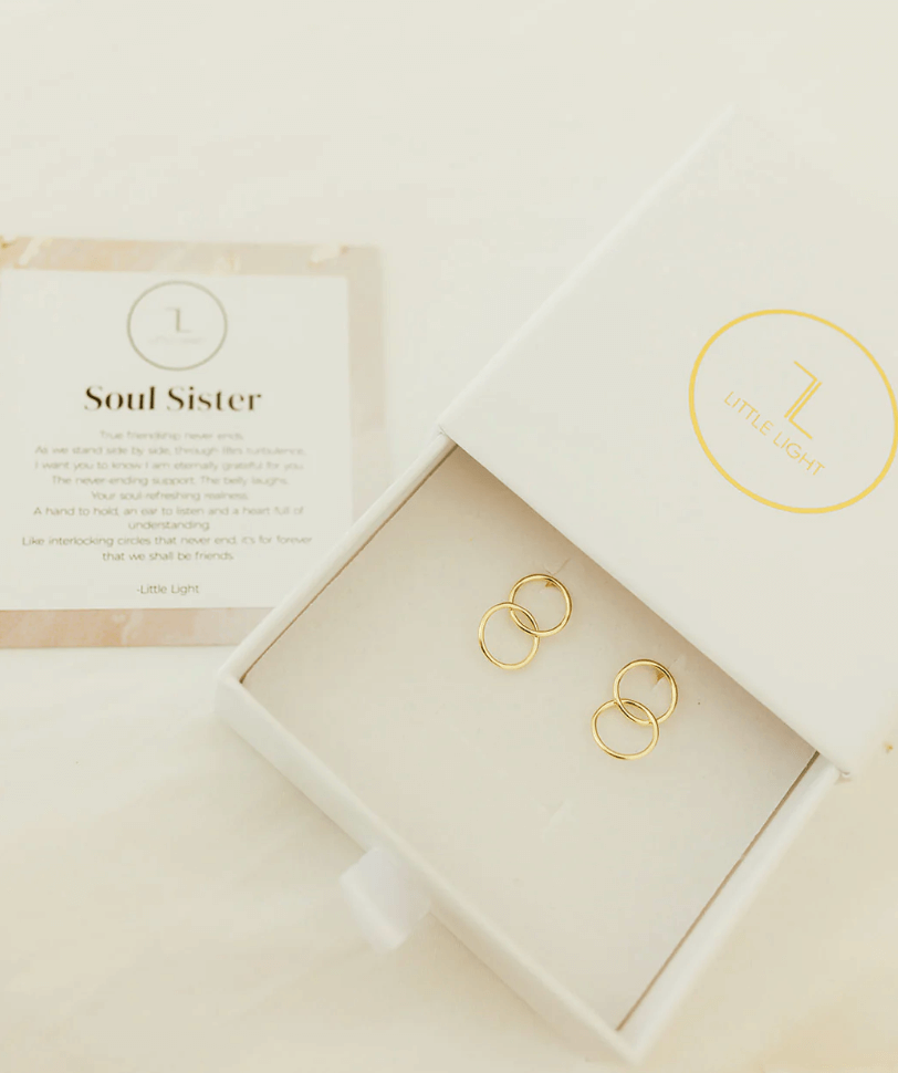 Little Light, Soul Sister Gold Earrings Little Light