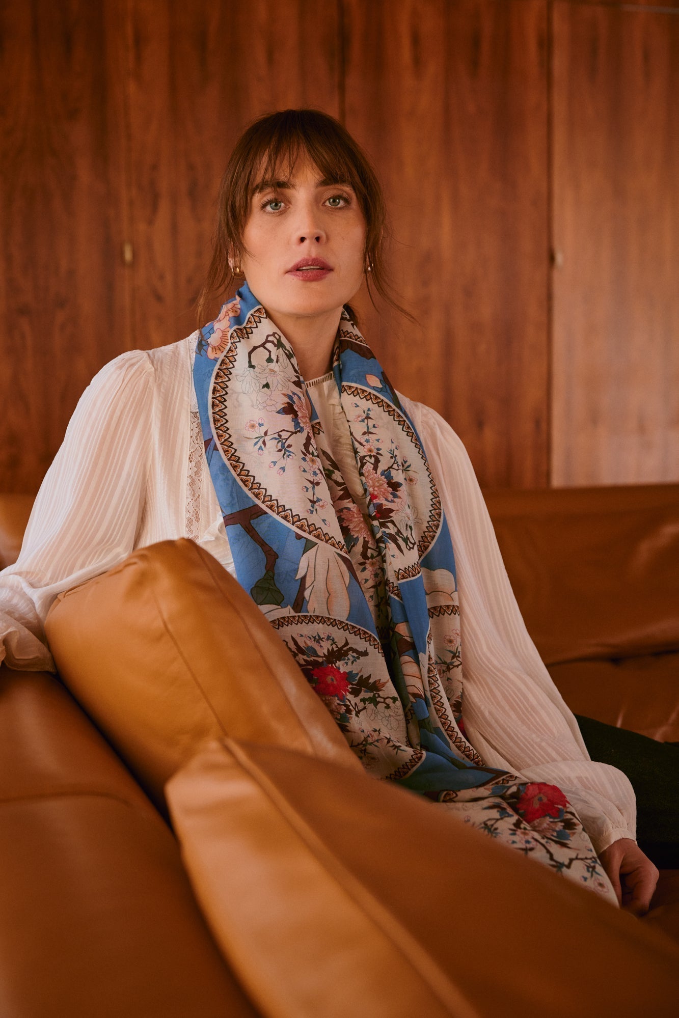 One Hundred Stars, Magnolia Plates Blue Scarf