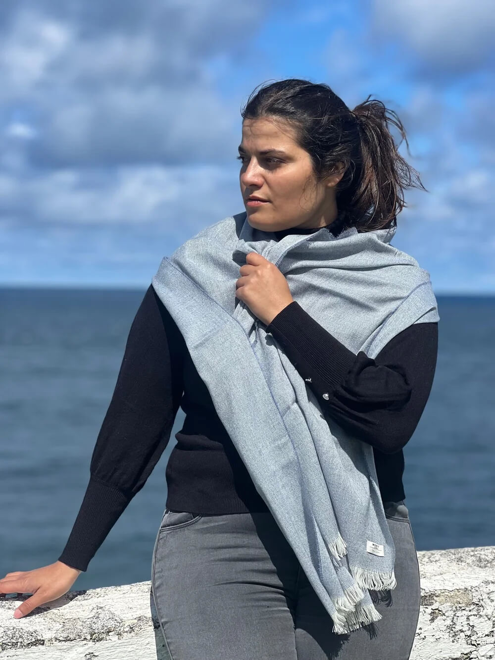 McNutt of Donegal, Summer Sky Paris Scarf