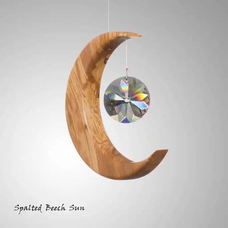 Artwood, Suncatcher Spalted Beech Sun - Medium Artwood
