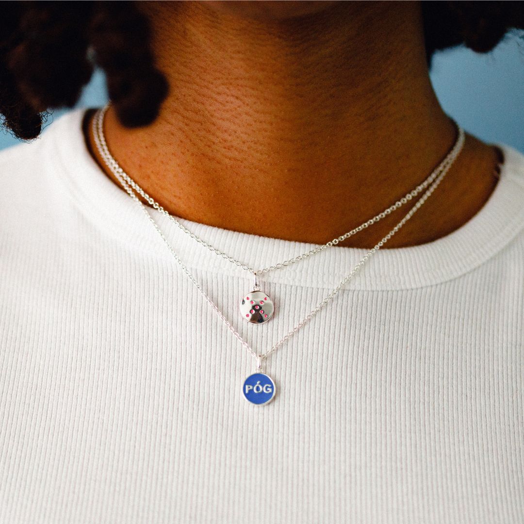 Melissa Curry, Spinning Pendant - Blue