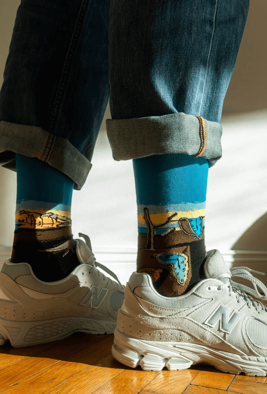 MuseARTa, Salvador Dalí - The Persistence of Memory Socks (UK 6½-11)