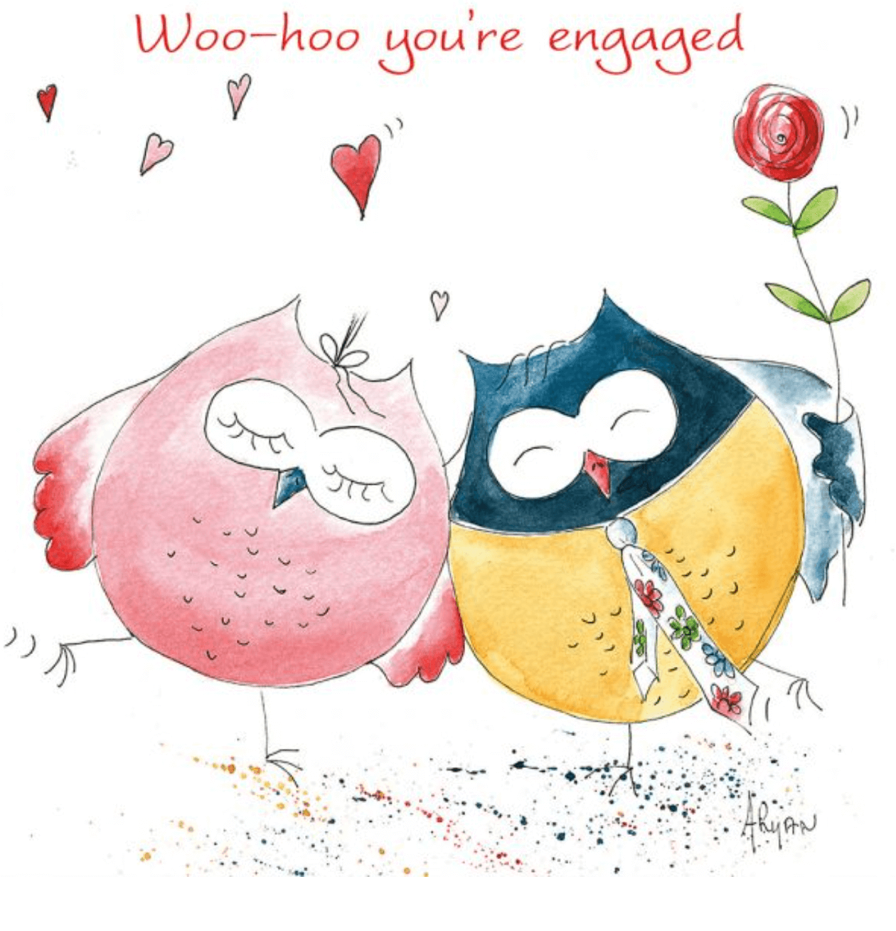 NÍ RÍ Design, Woo-hoo you're engaged Quinlans Gift Shop