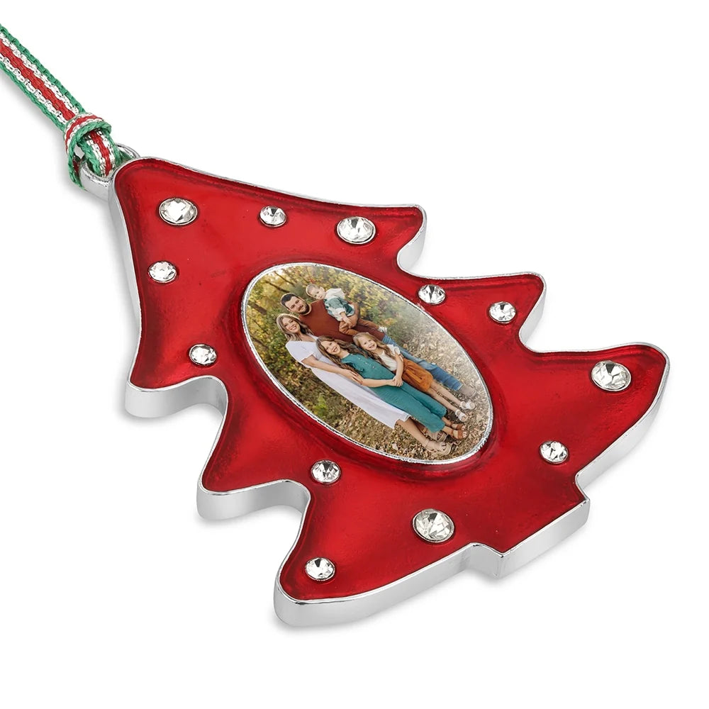 Newbridge, Red Christmas Tree Photoframe Decoration