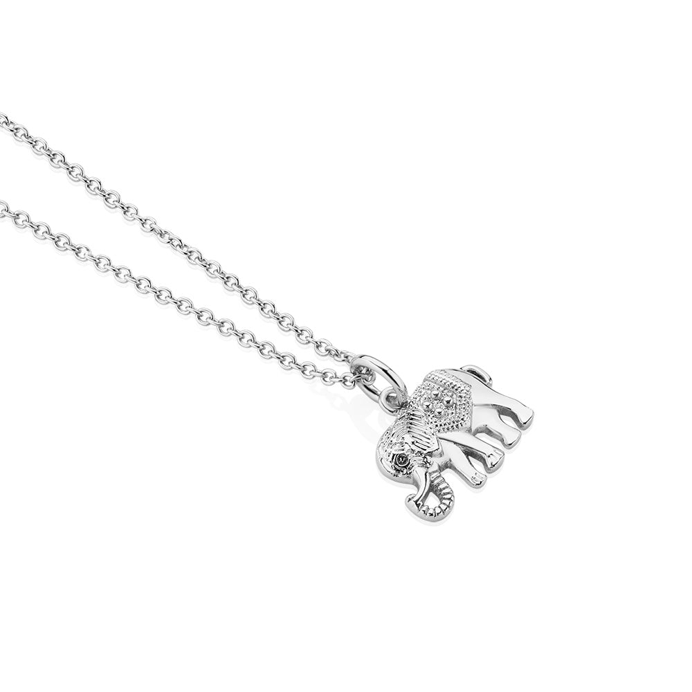 Newbridge, Silver plate Pendant with Elephant