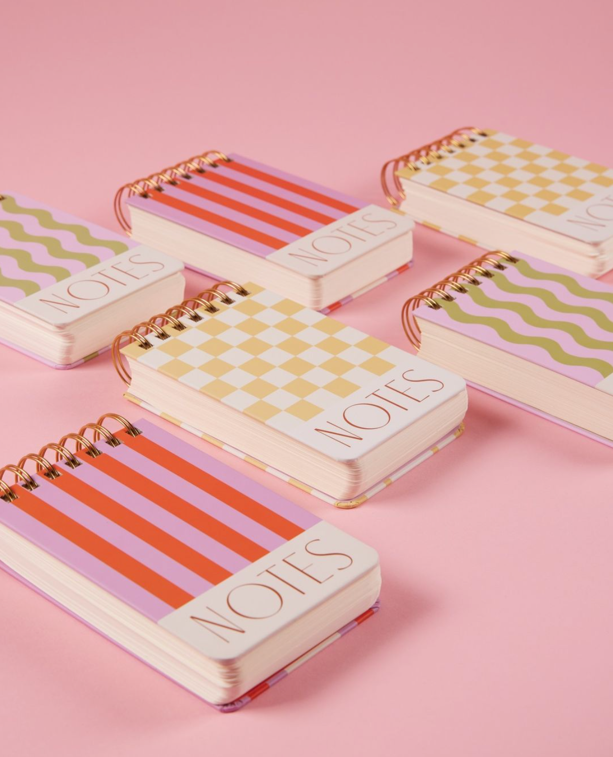 Notepad Wavy Stripe