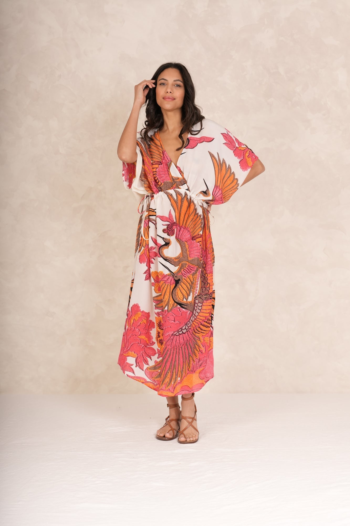 One Hundred Stars, Crane Ecru String Dress One Hundred Stars
