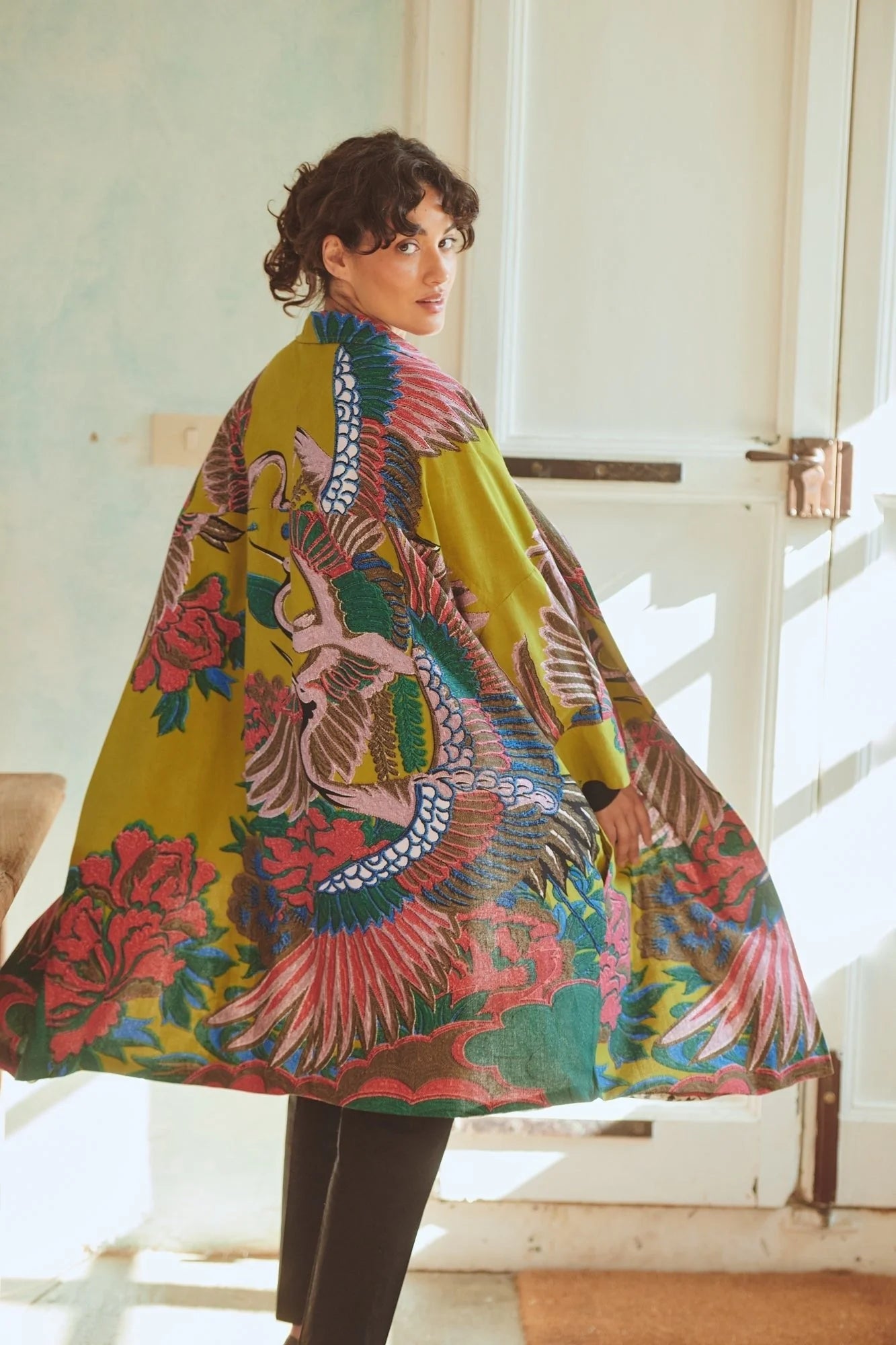 One Hundred Stars, Crane Olive Artisan Coat