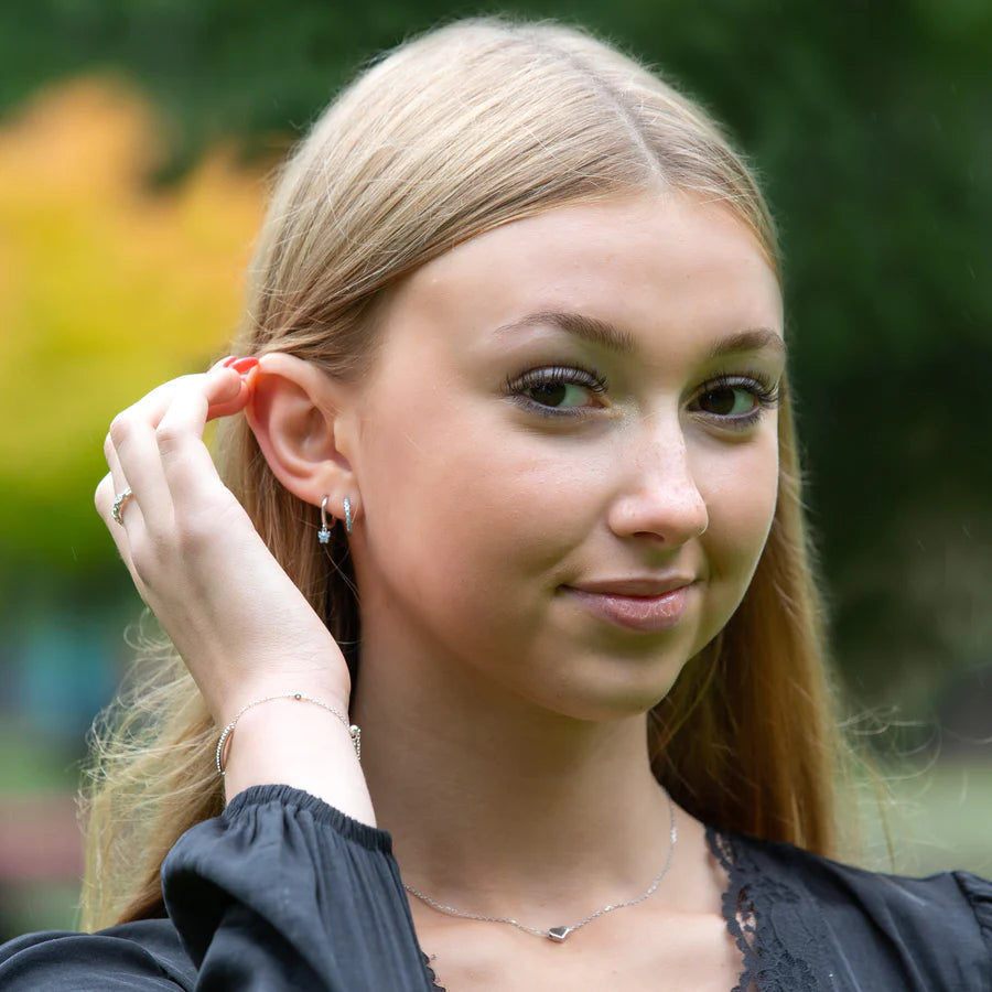 Azure Sterling Silver Heart Necklace Azure