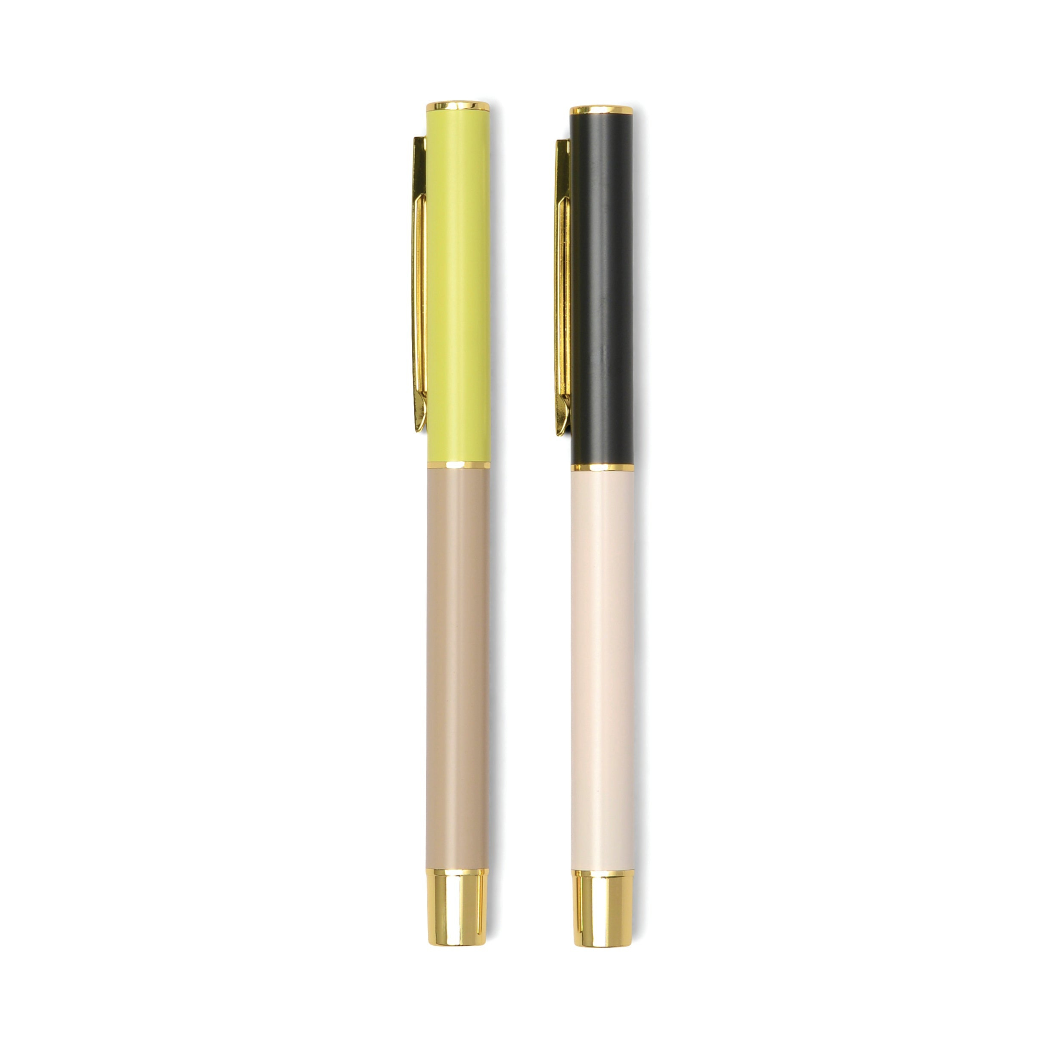 Pens Colorblock (Off White & Taupe) - set of 2