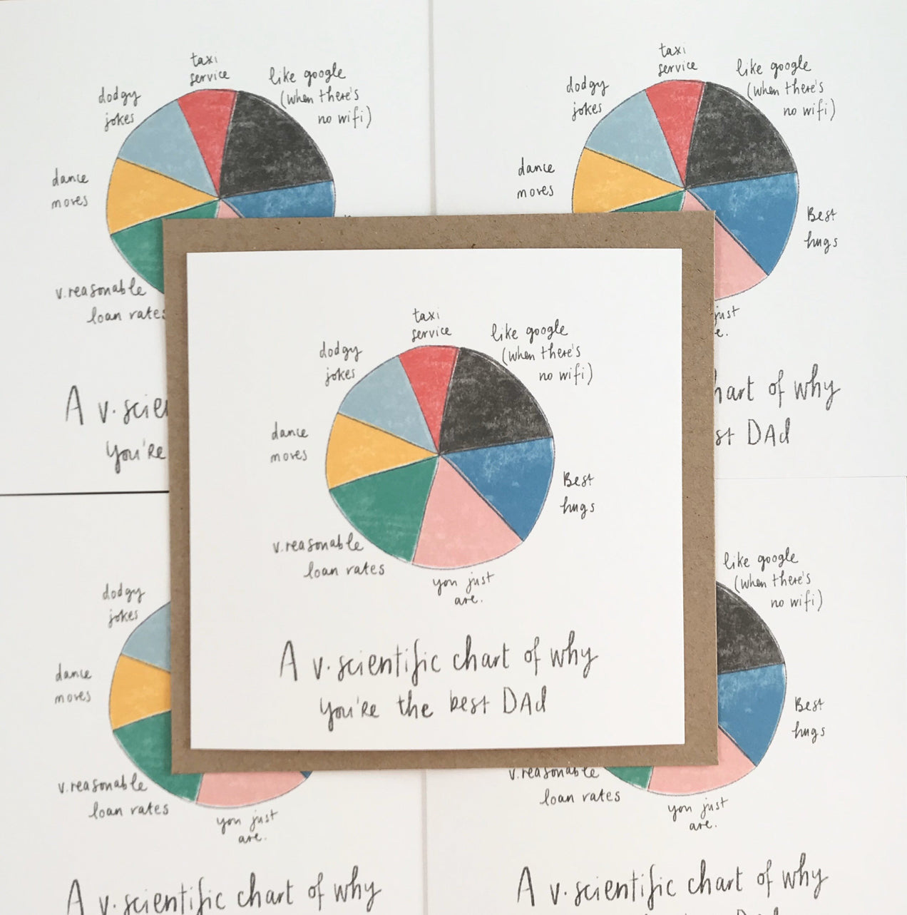 Pickled Pom Pom, Why You Are The Best Dad Greeting Card Quinlans Gift Shop
