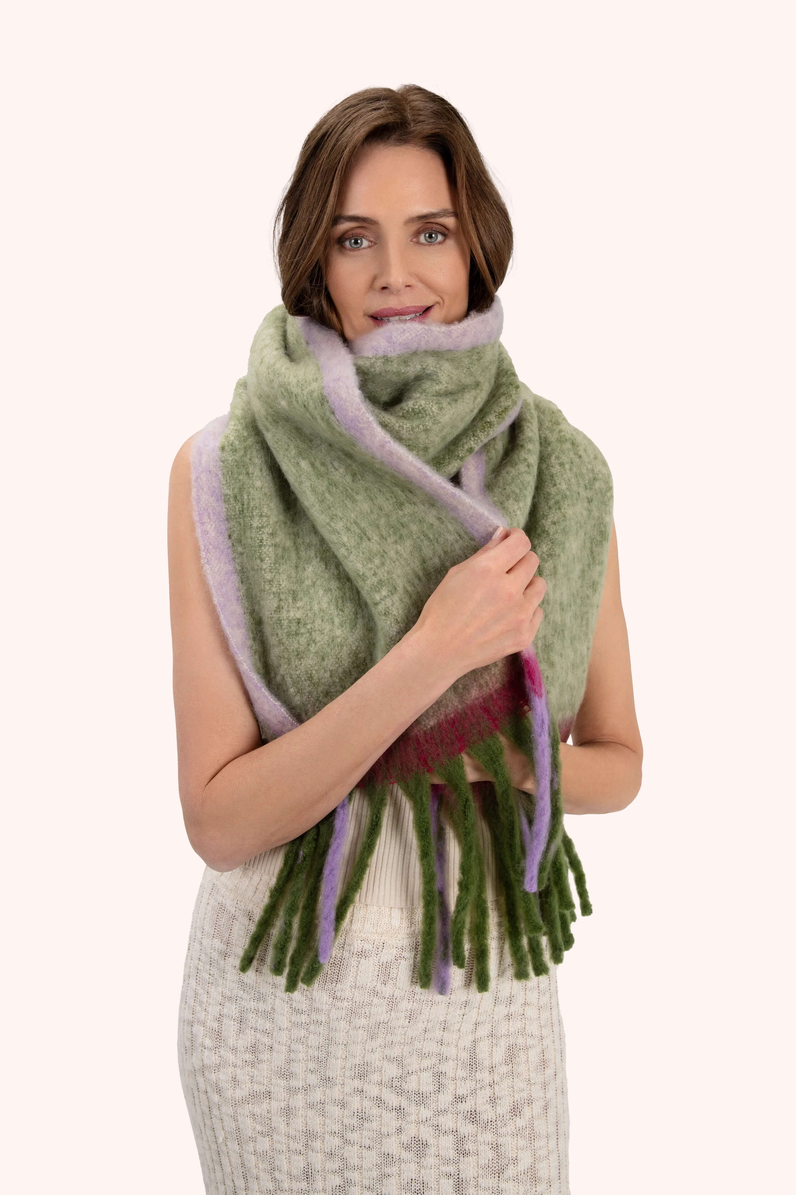Powder, Aria Cosy Scarf - Sage