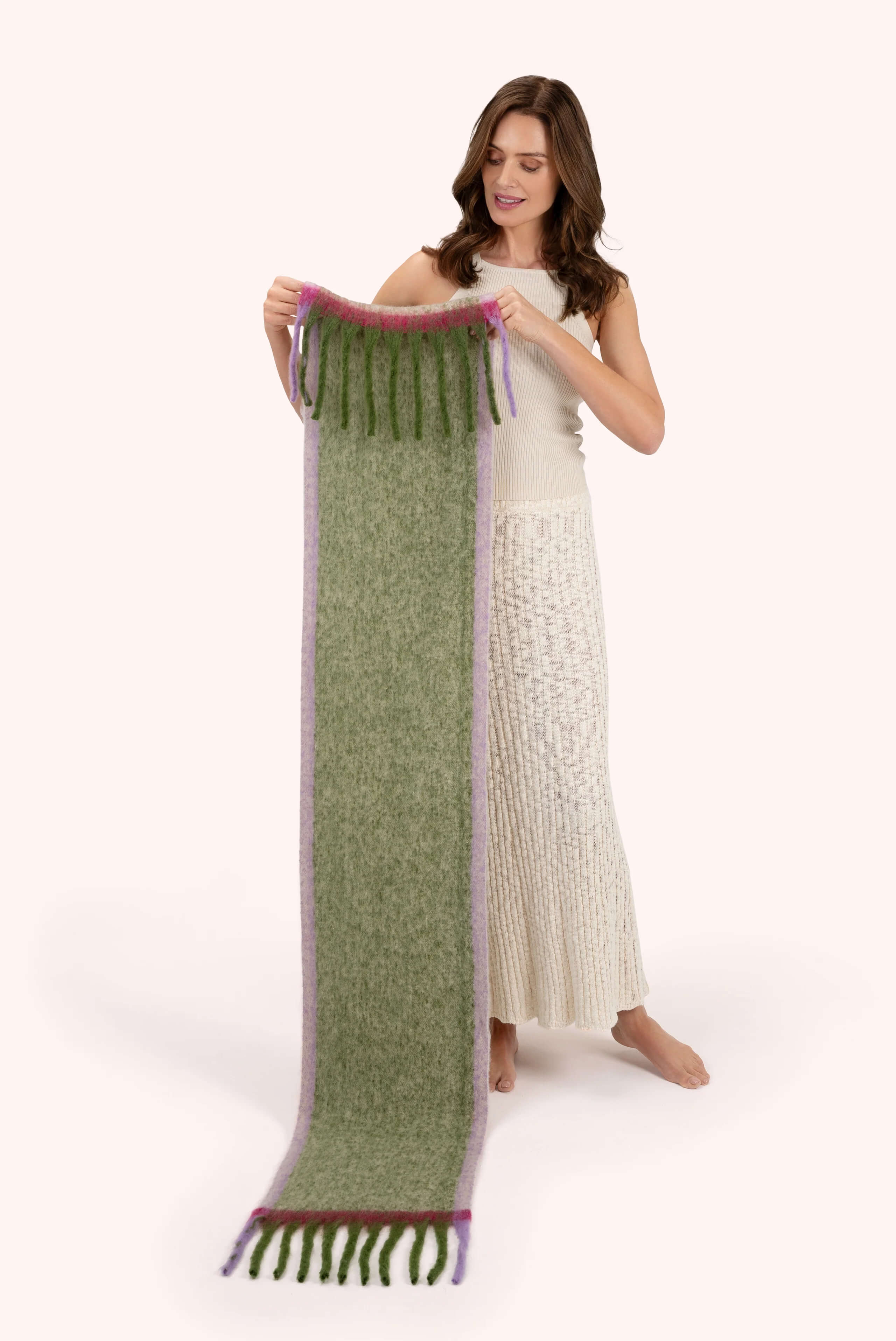 Powder, Aria Cosy Scarf - Sage