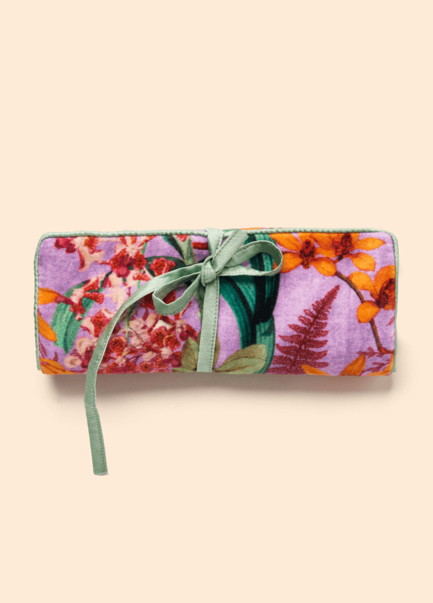 Powder, Botany Bliss Jewellery Roll - Lavender Powder