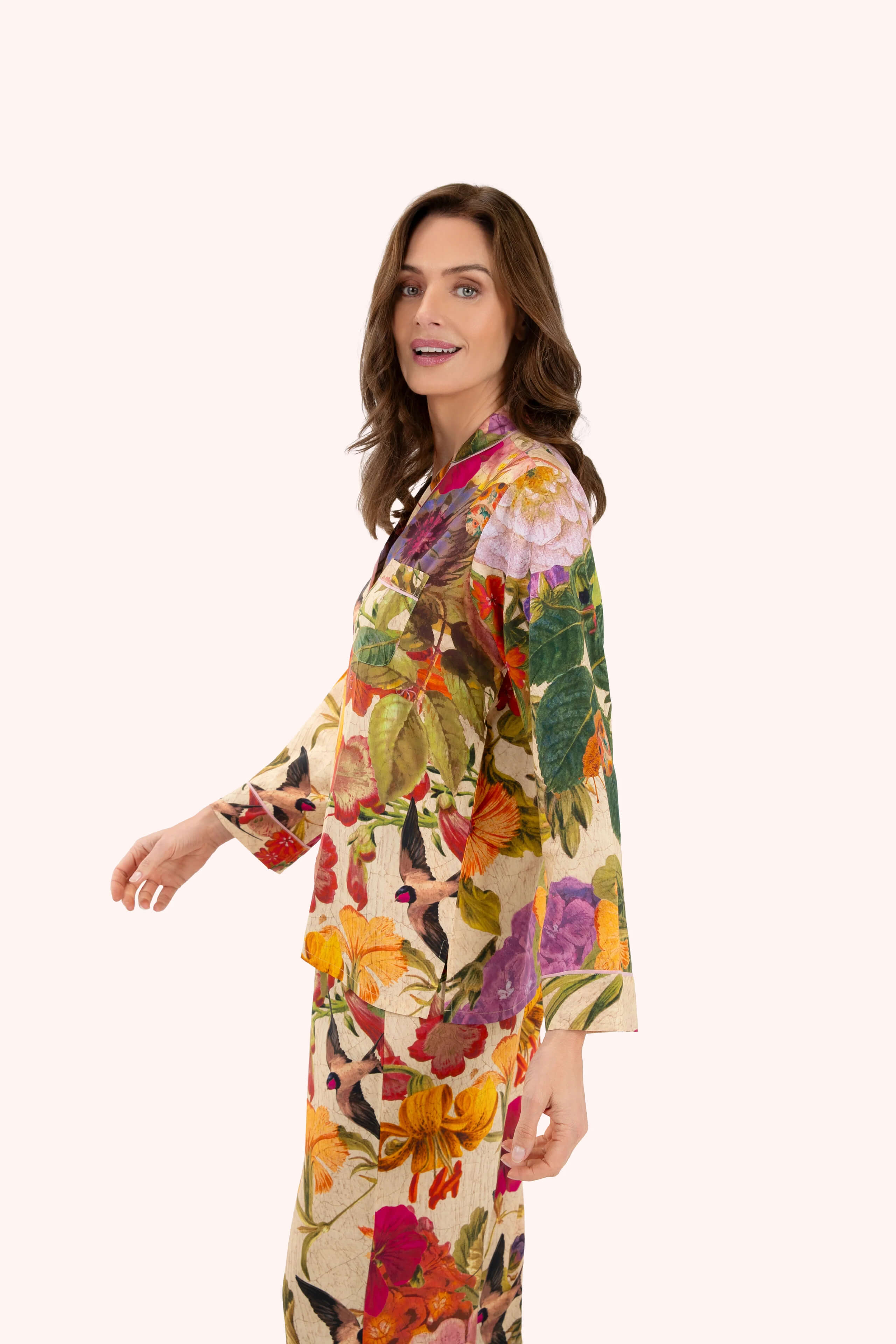 Powder, Cream Posy Pyjamas - Medium