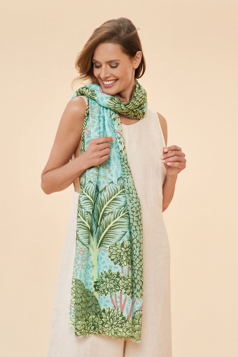 Powder, Secret Paradise Scarf - Aqua