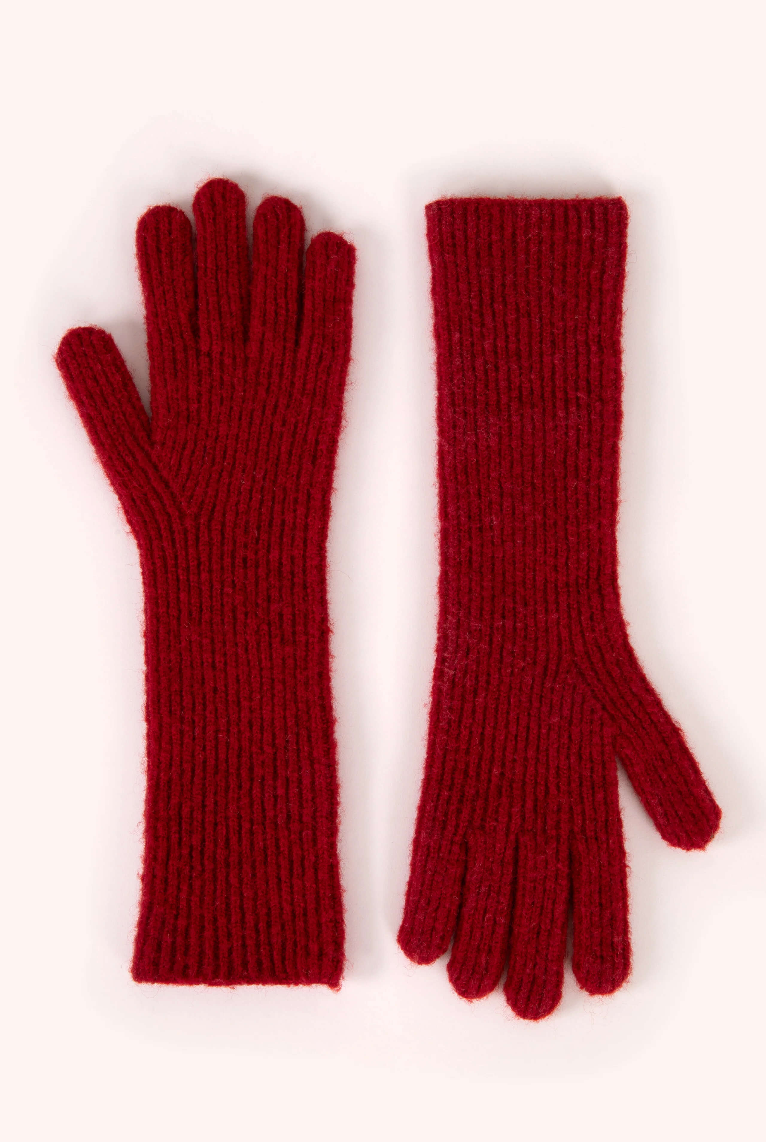 Powder, Sofia Long Gloves - Scarlet