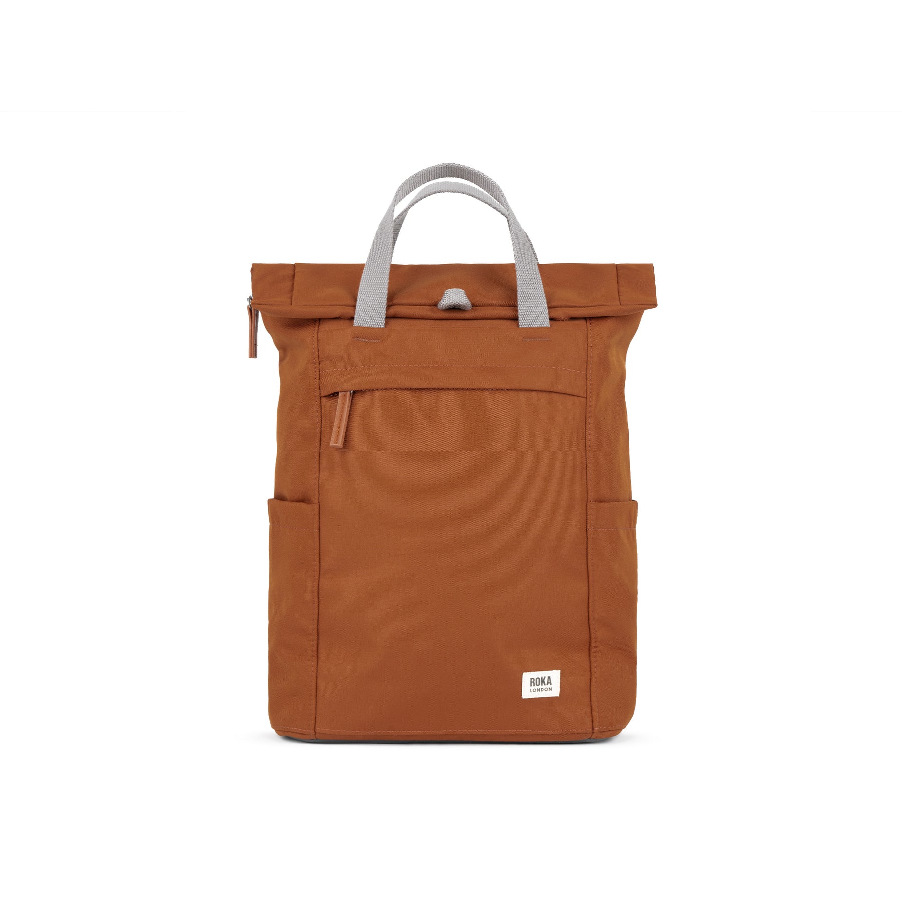 Roka, Finchley A Medium Canvas Backpack Bran Roka London
