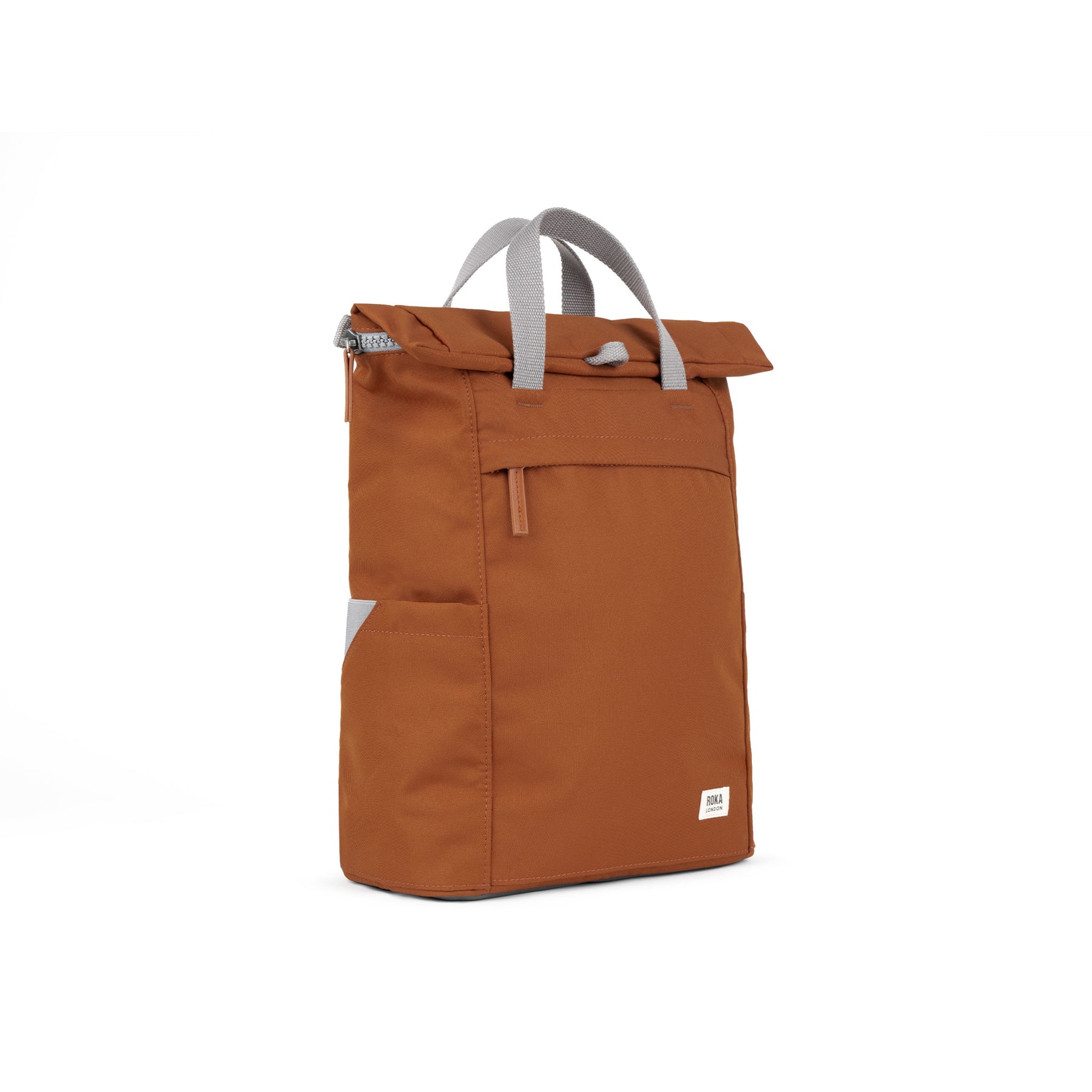 Roka, Finchley A Medium Canvas Backpack Bran Roka London