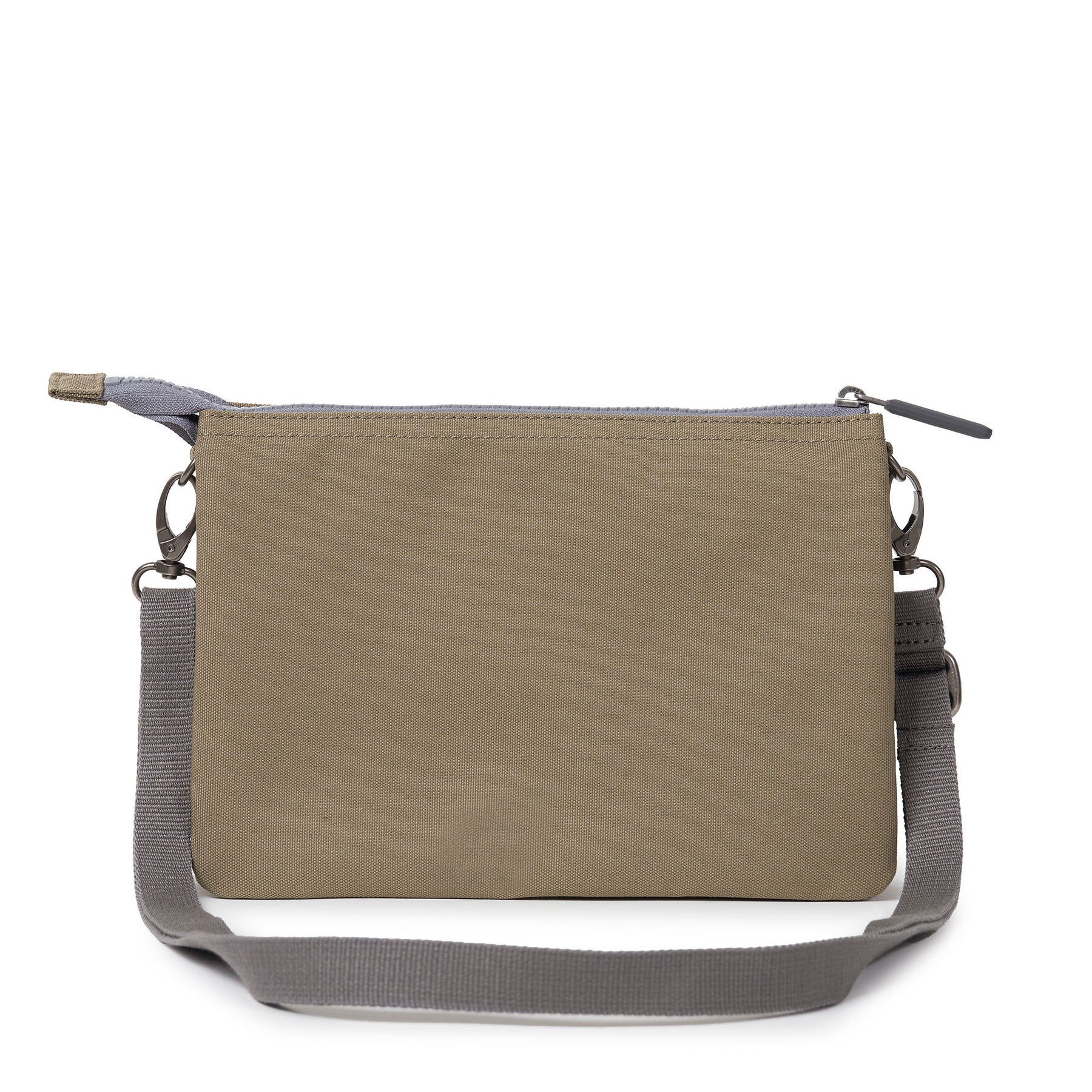 Roka, Carnaby Crossbody XL Taupe Recycled Canvas