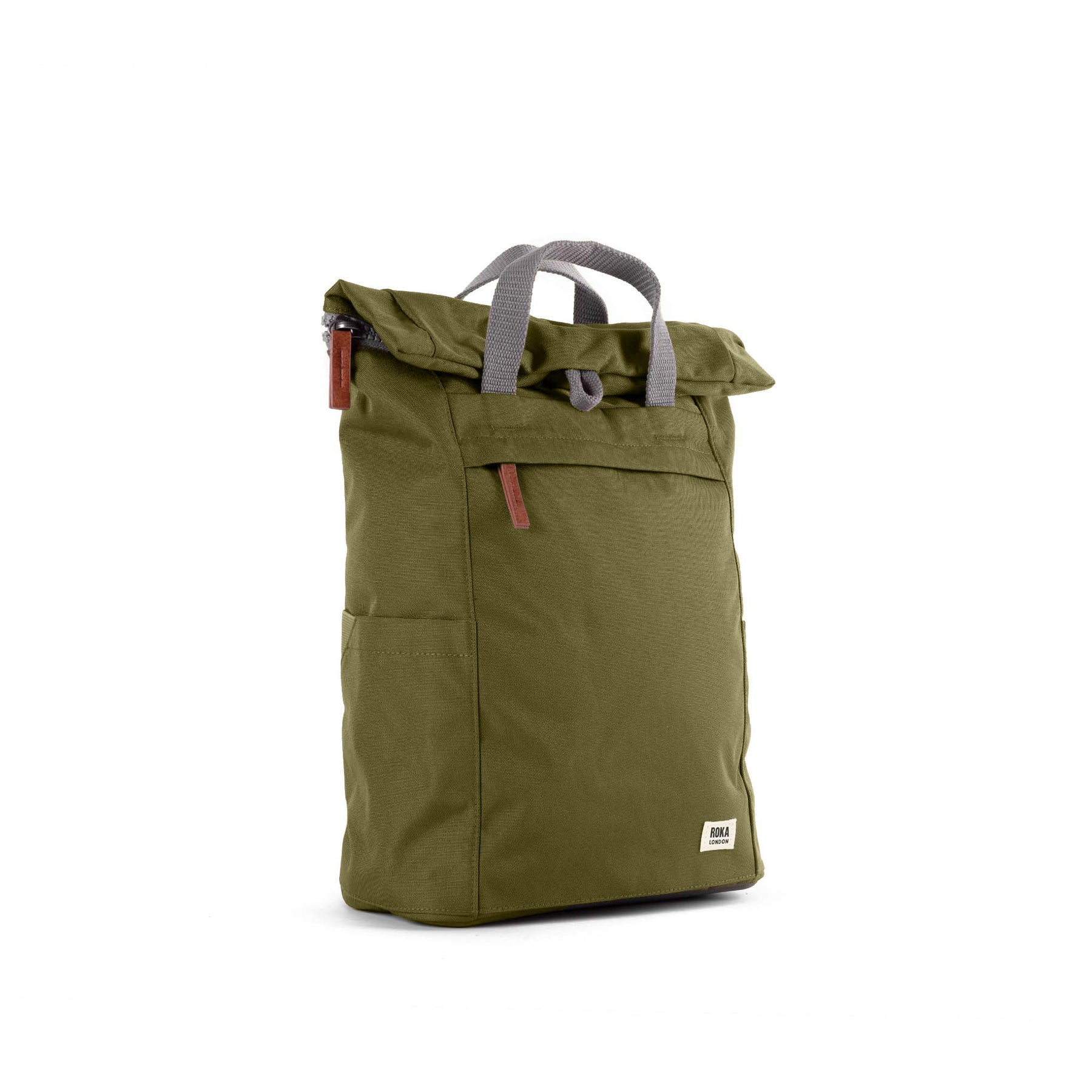 Roka, Finchley A Recycled Canvas Medium Moss