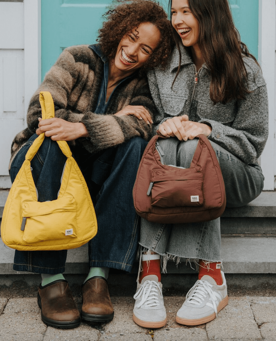 Roka London, Belsize Handbag Small in Corn