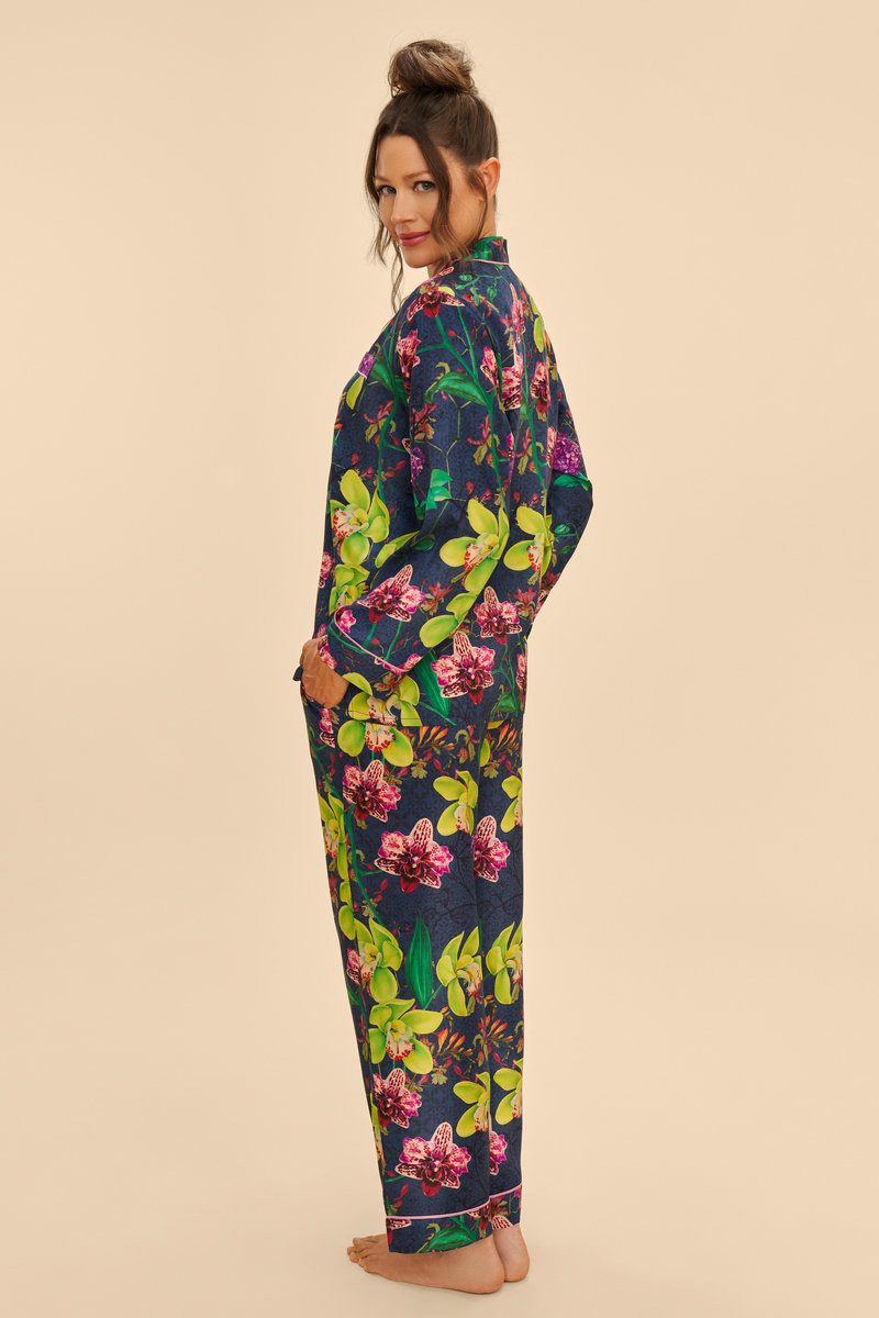 Powder, Exotic Evening Super Soft Long PJs - Large Powder