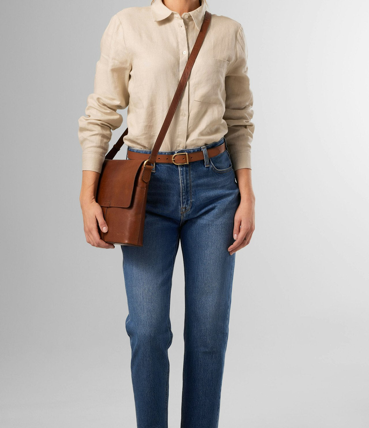 Saddler, Oslo Midbrown Bag