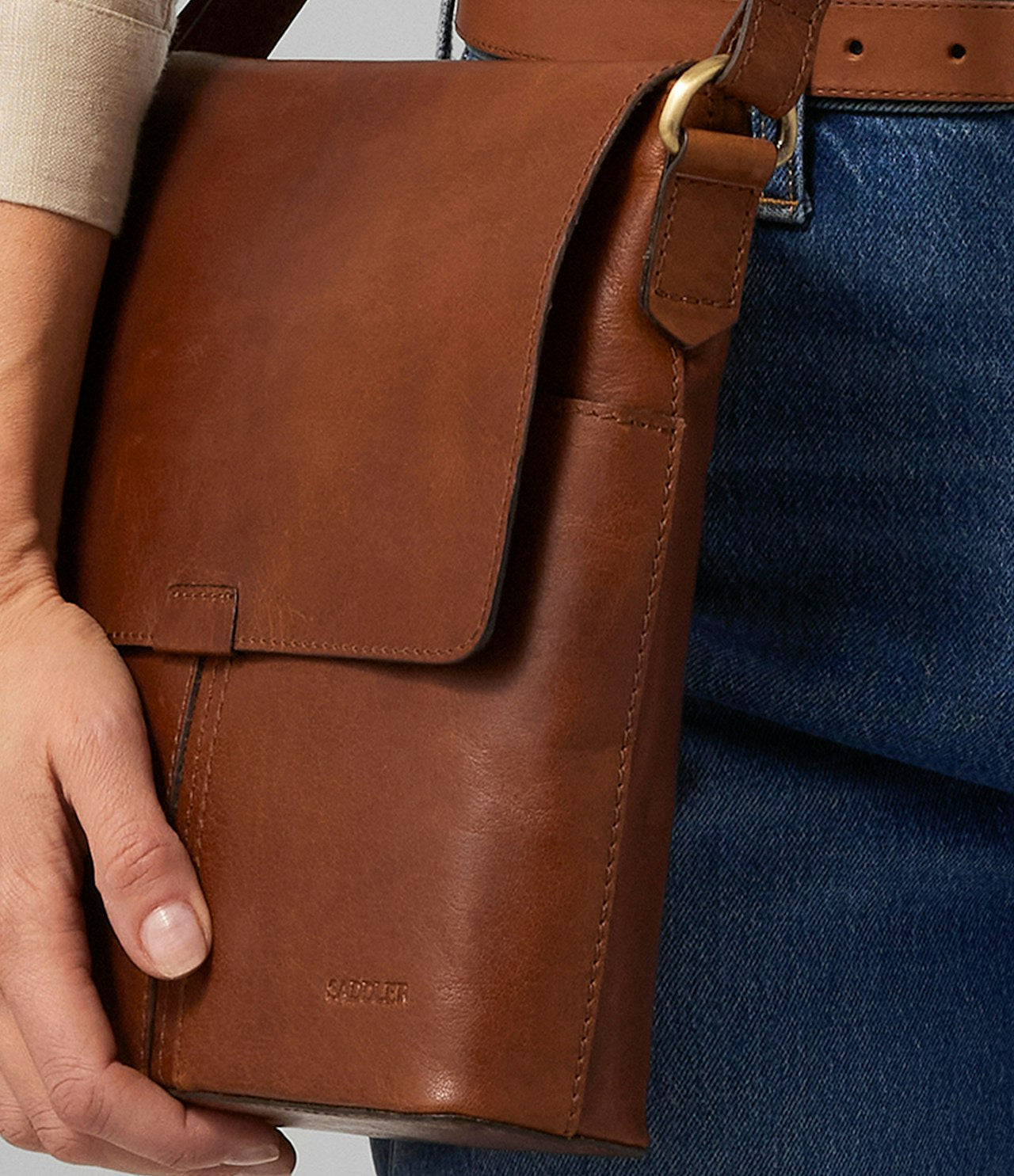 Saddler, Oslo Midbrown Bag