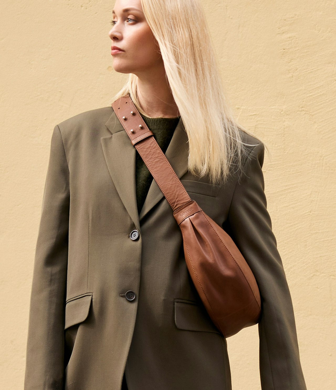 Saddler, Runn Shoulder Bag- Hazelnut Saddler