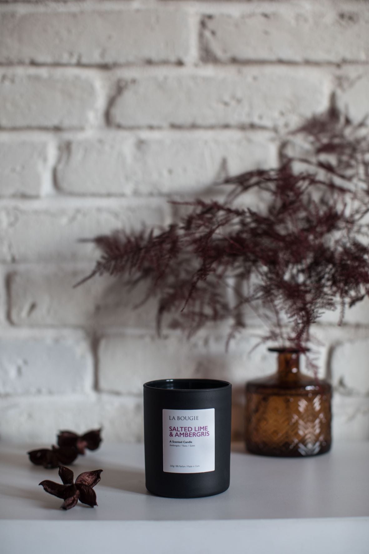 La Bougie, Salted Lime & Ambergris Candle La Bougie
