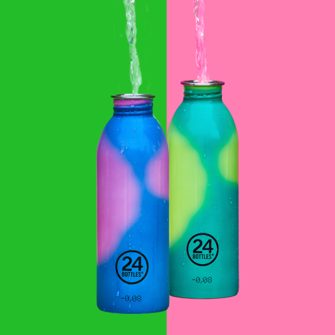 24Bottles, Urban Bottle REactive Yellow/Green 24Bottles