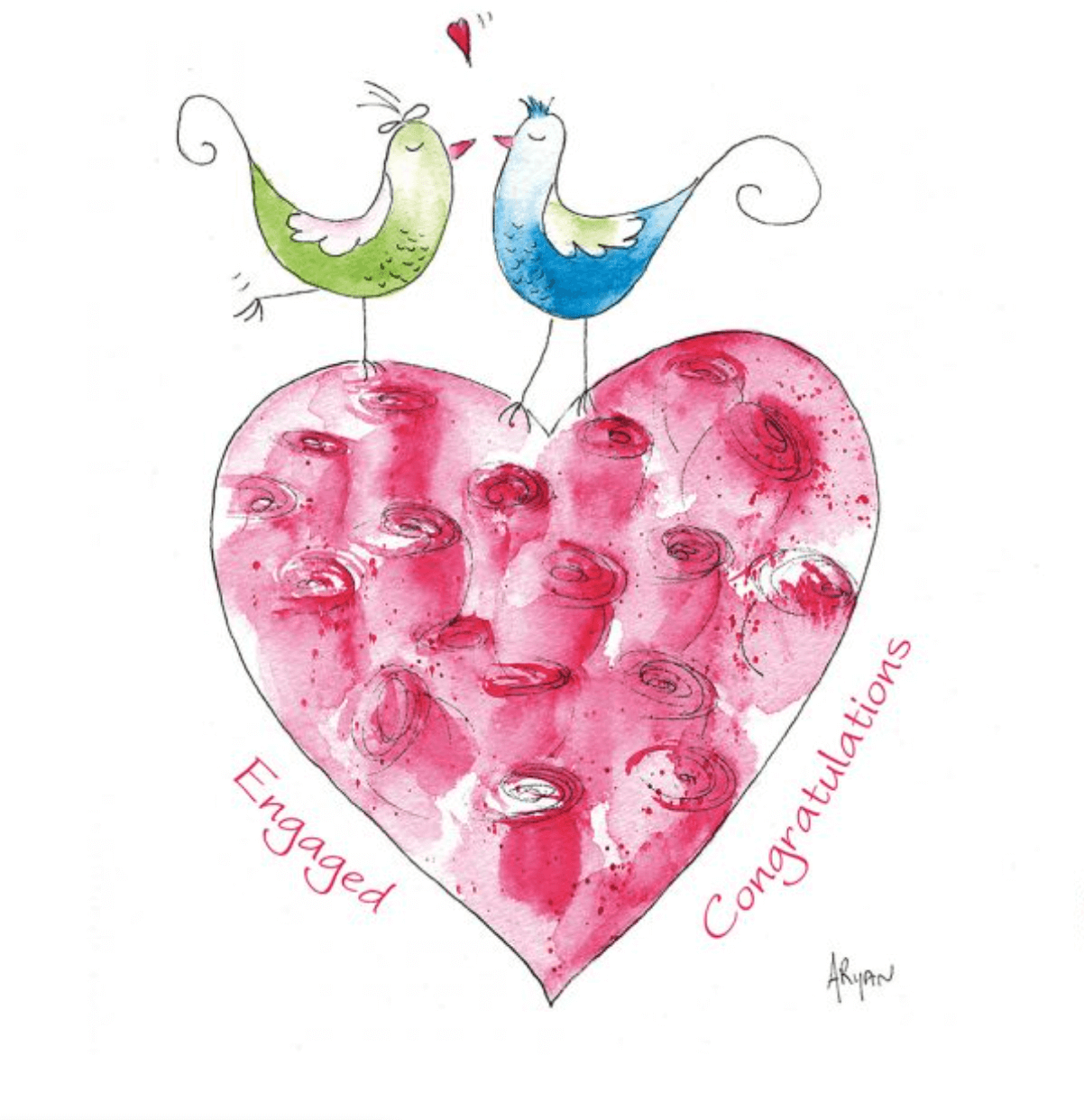 NÍ RÍ Design, Engaged Congratulations! Quinlans Gift Shop