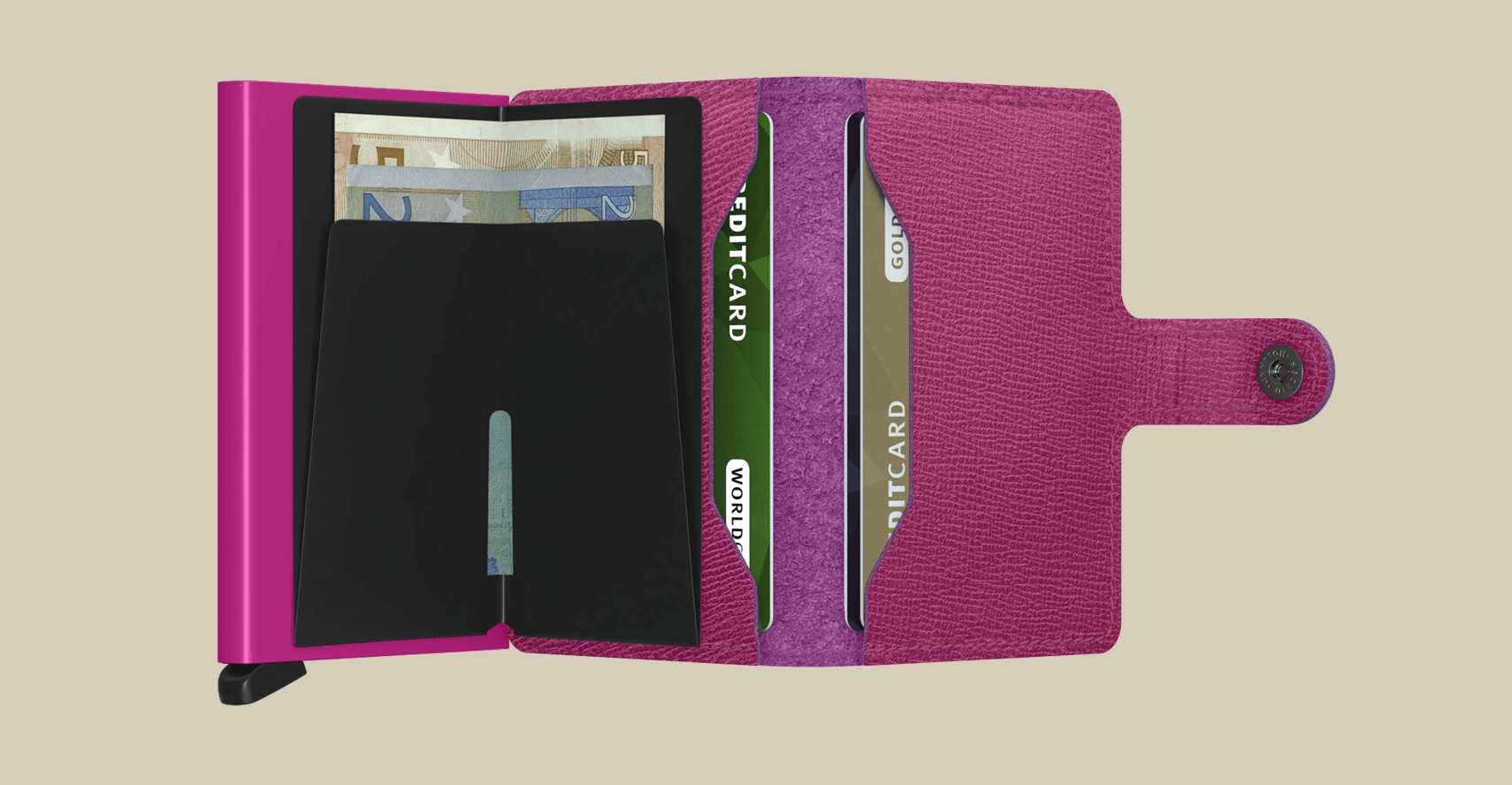 Secrid, Miniwallet Crisple Fuchsia