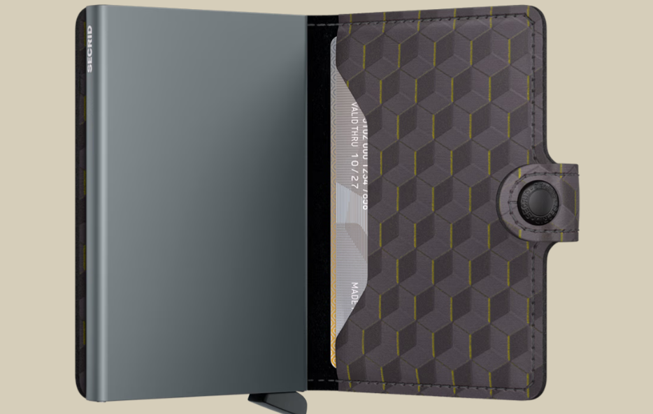 Secrid, Miniwallet Optical Grey Yellow