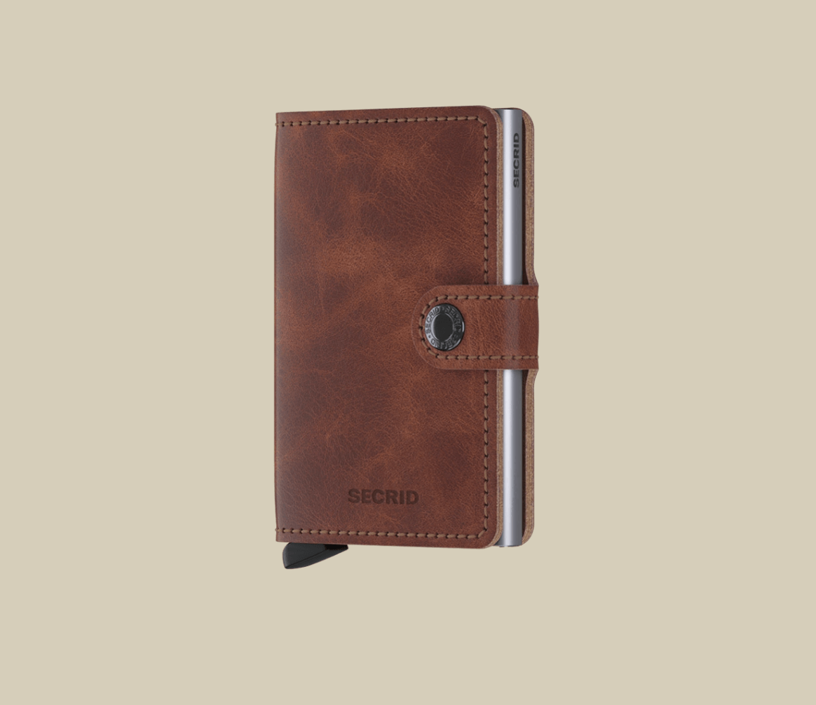 Secrid, Miniwallet Vintage Brown Secrid