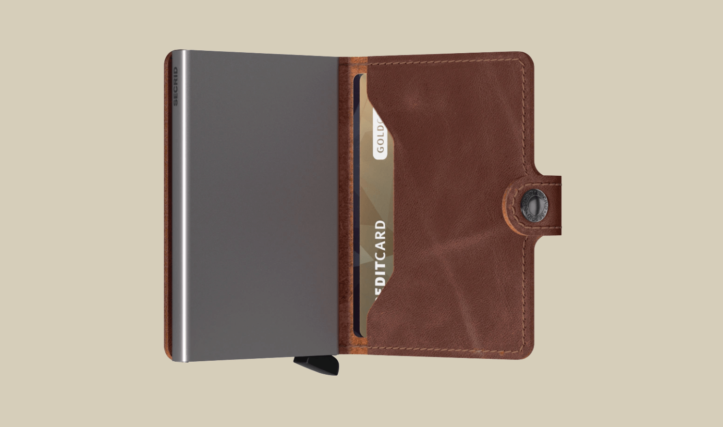 Secrid, Miniwallet Vintage Brown Secrid