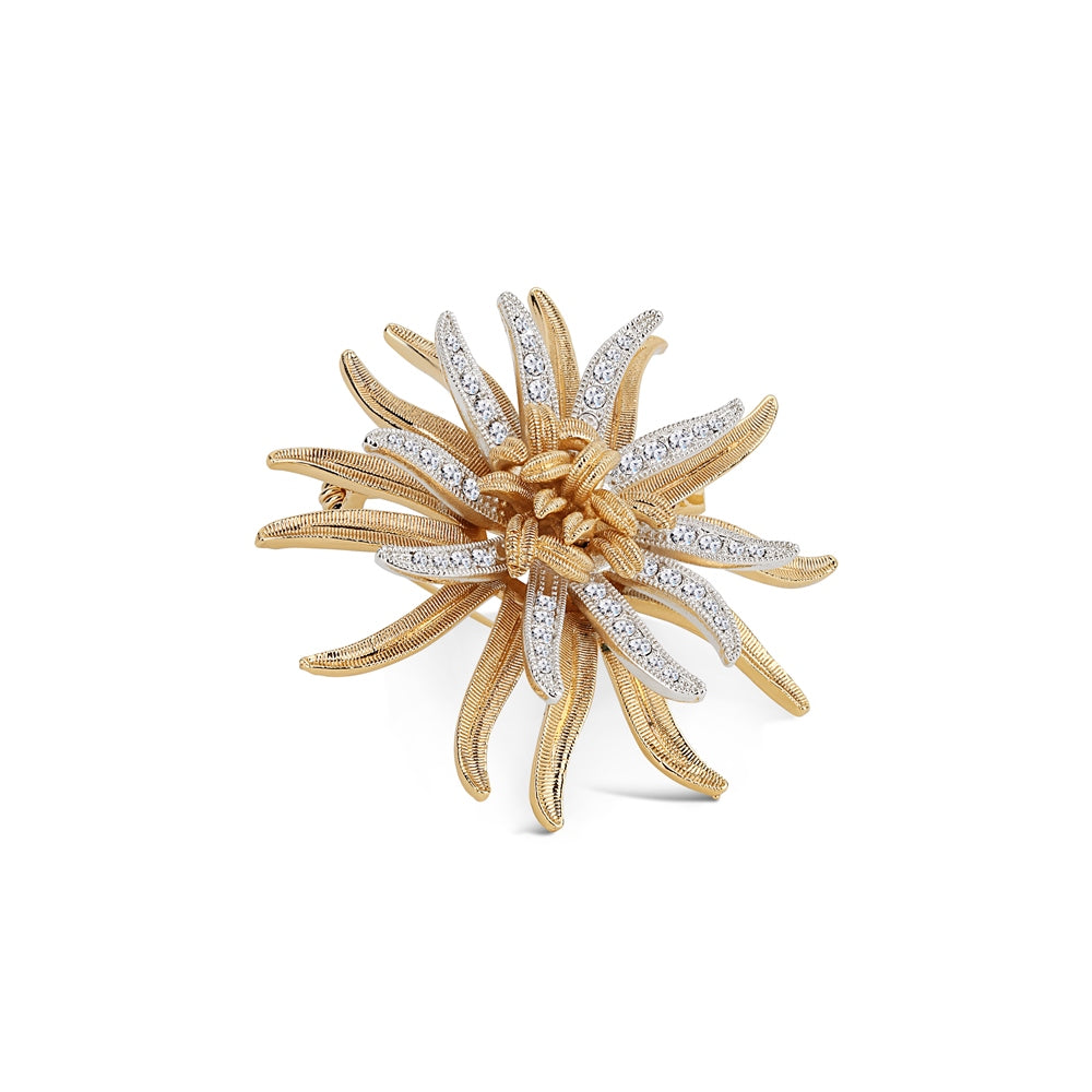 Newbridge, Star Brooch With Clear Stones