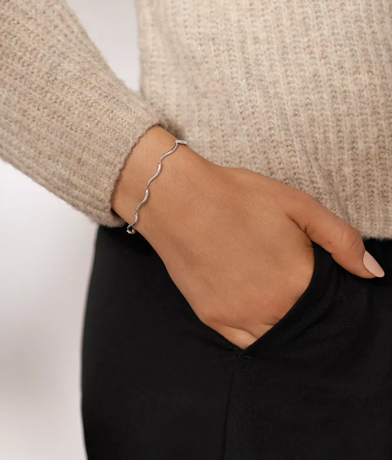 Skagen, Bracelet Wavy Silver
